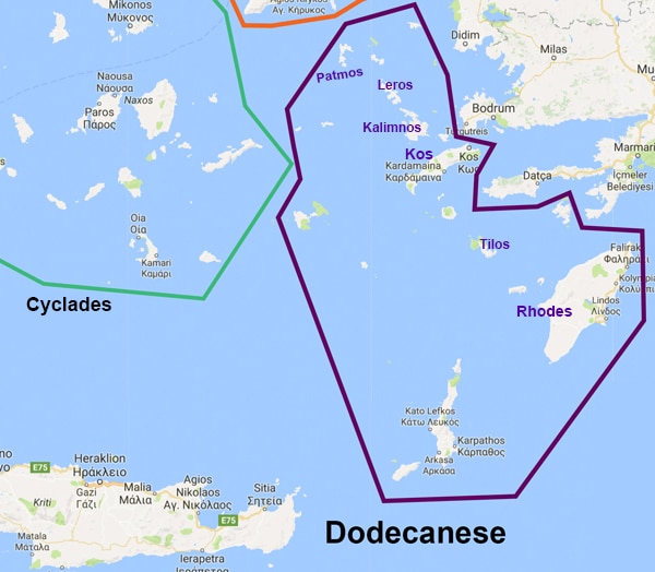 Greece Yacht Charter - The Dodecanese