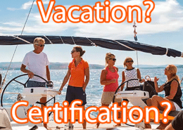 Vacation or a certification?