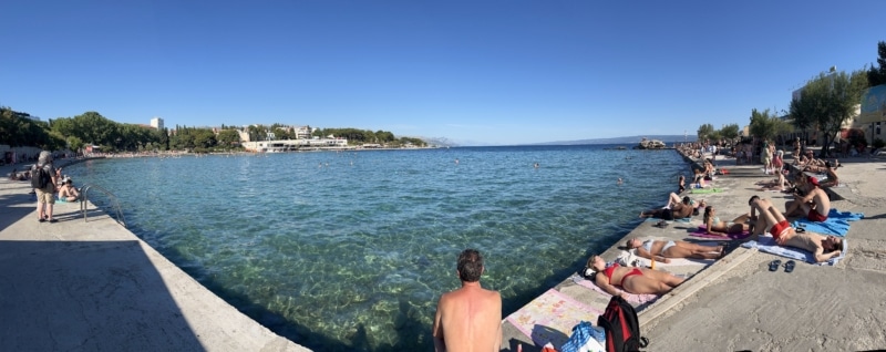 Chartering in Central Croatia - Beach in Split