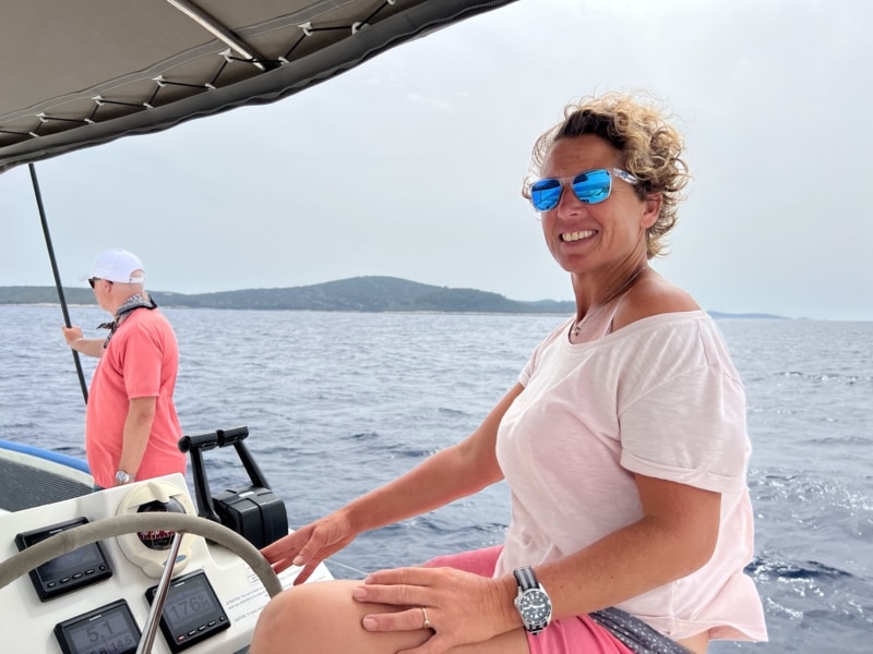 Kristel, our Flotilla Leader - Chartering in Central Croatia