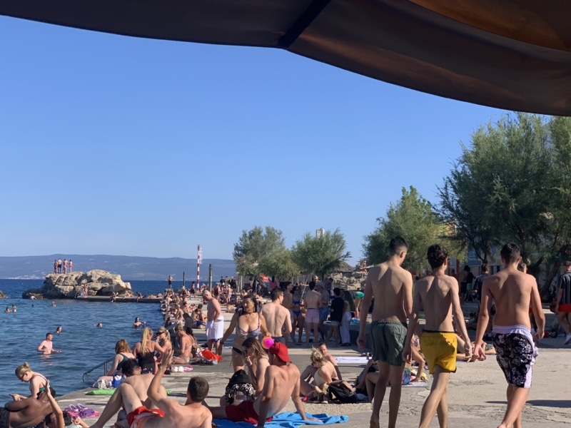 Chartering in Central Croatia - Beach in Split