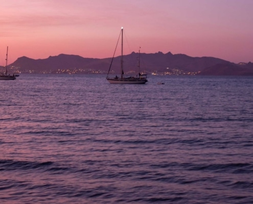 Dodecanese Sailing Itinerary - sailboats during sunset