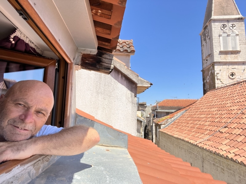 Chartering in Central Croatia - AirBnb Window in Trogir
