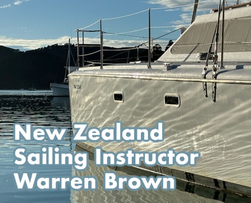 Sailing Instructor in New Zealand Warren Brown