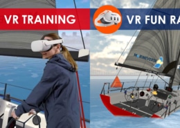 Virtual Reality Sailing Training and Racing