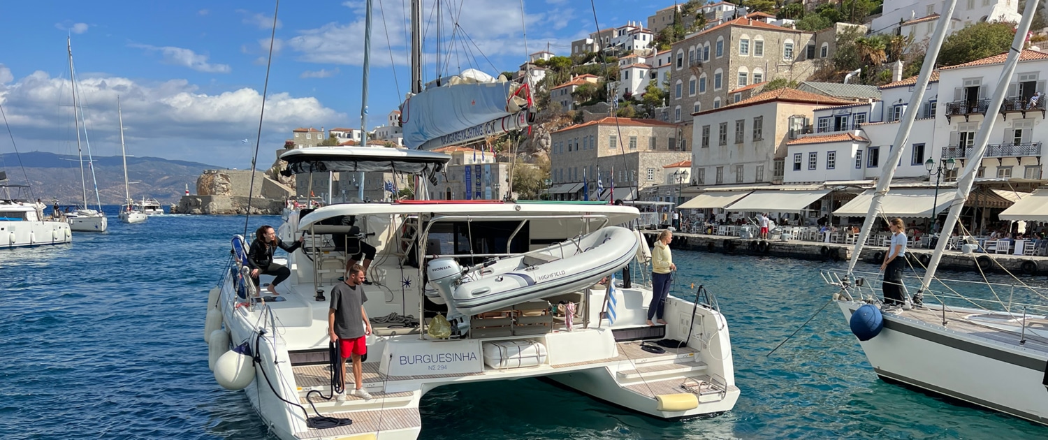 sailing in Greece