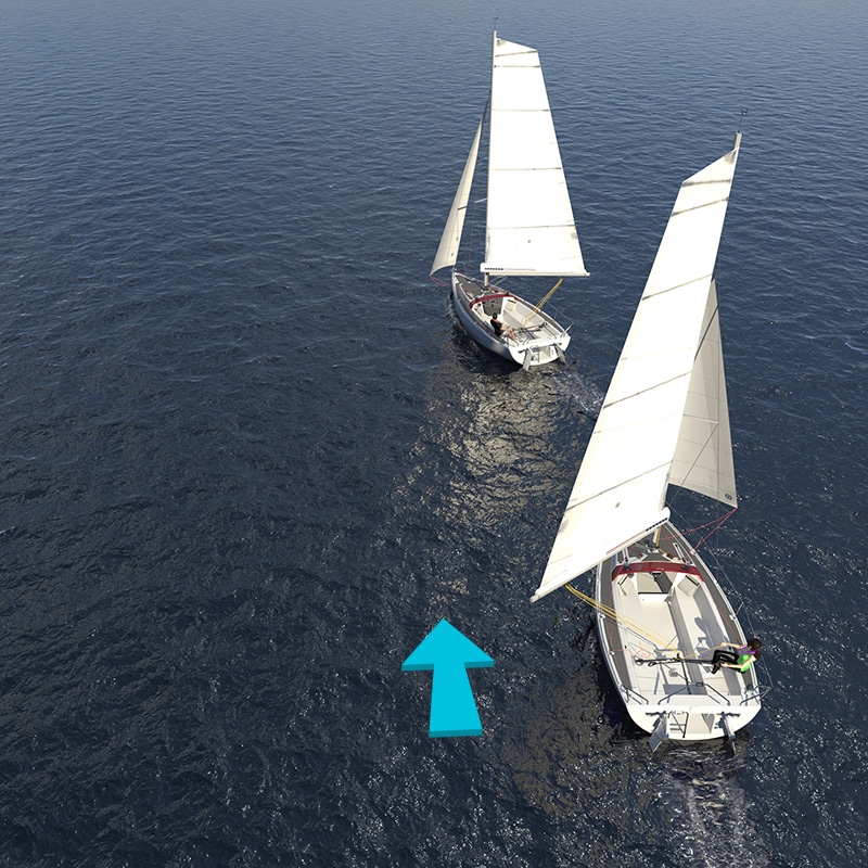 overtaking under sail