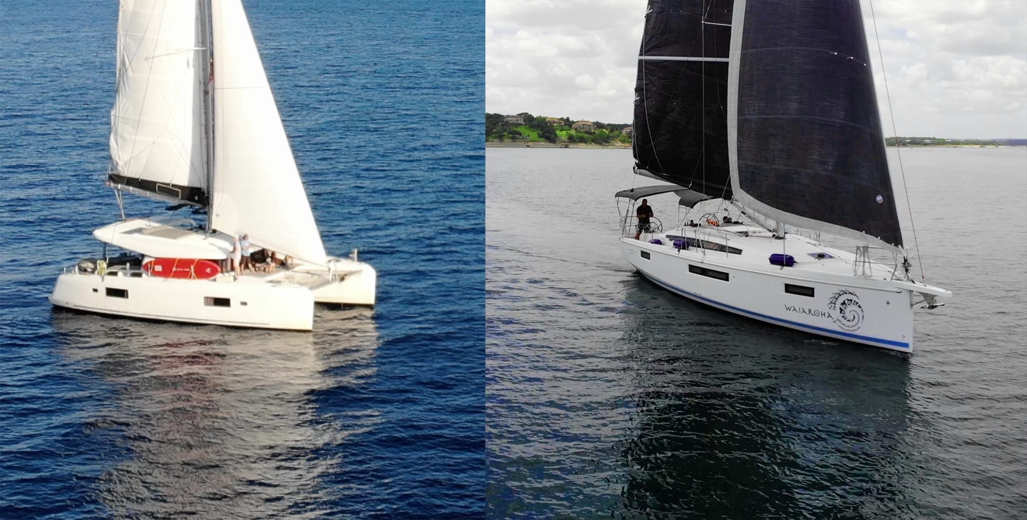 Catamaran Versus a Monohull on a Vacation