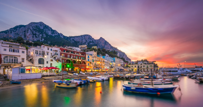 Capri, Italy Sunset