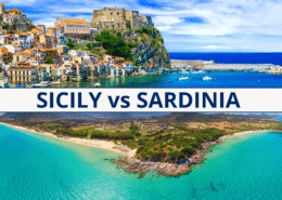 Sicily vs Sardinia, Italy, Mediterranean