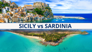 Sicily vs Sardinia, Italy, Mediterranean