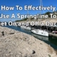 Boats docked with springlines, demonstrating effective docking techniques against a rocky shore.