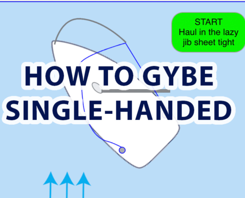Sailing guide: Tips on how to gybe single-handed