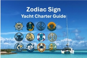 Zodiac Sign Yacht Charter Guide: Explore sailing adventures tailored to your zodiac under a clear blue sky.