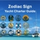 Zodiac Sign Yacht Charter Guide: Explore sailing adventures tailored to your zodiac under a clear blue sky.