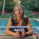 Woman by the pool explains provisioning basics for sailing enthusiasts.