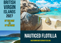 Explore the British Virgin Islands by boat or cabin with Nauticed Flotilla in 2027. Stunning beach and ocean view.
