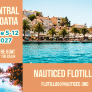Central Croatia Nauticed Flotilla Poster Sailing adventure in Central Croatia, June 5-12, 2027. Nauticed Flotilla trip details and contact on display.